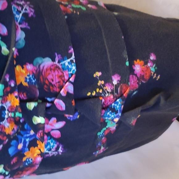 Nicole Miller Artelier Floral Midi Dress SZ MD - Picture 3 of 10